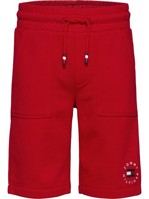 Tommy Hilfiger Essential Belted Chino Short Pantalones Cortos Informales para Niños 