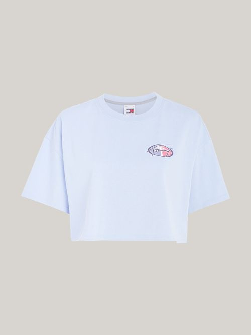 Camiseta-cropped-con-logo-oversize