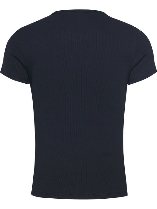 Camiseta-Essential-slim-de-punto-elastico