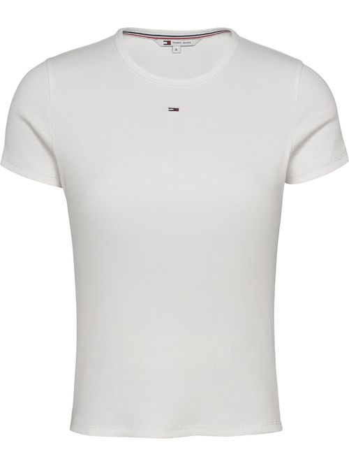 Camiseta-Essential-slim-de-punto-elastico