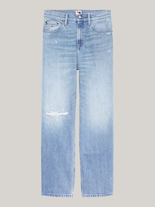 Jeans-Betsy-de-talle-medio-con-pernera-ancha-desgastados