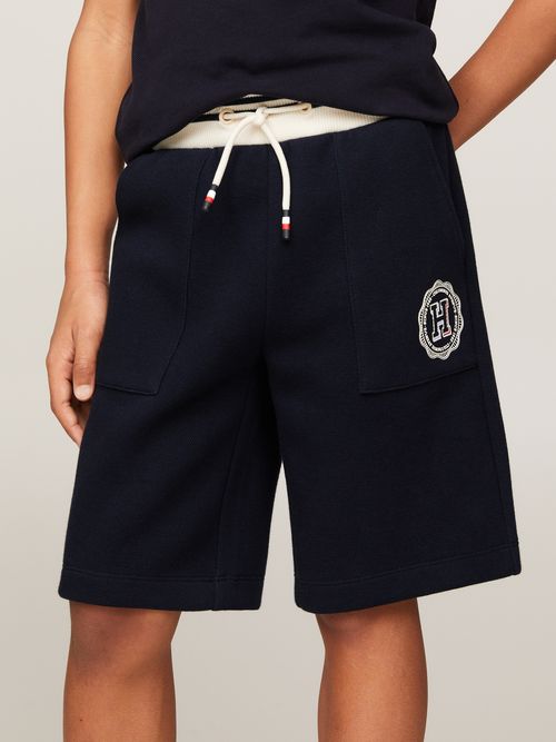 Pantalon-corto-con-monotipo-Hilfiger-y-logo