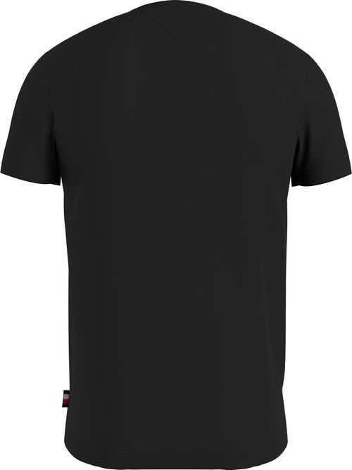 Camiseta-slim-de-cuello-redondo-con-logo