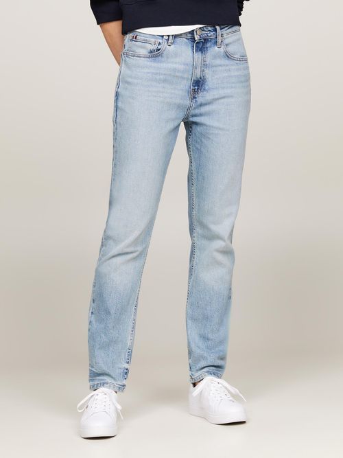 Jeans-pitillo-ajustados-de-talle-alto-desteñidos