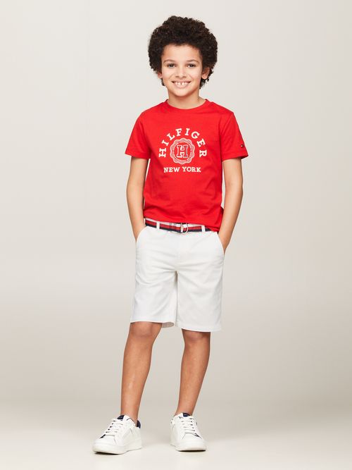 Pantalon-chino-corto-con-cinturon-trenzado