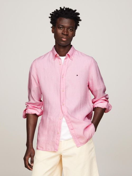 Ropa Camisas Hombre XXL Rosa tommypanama