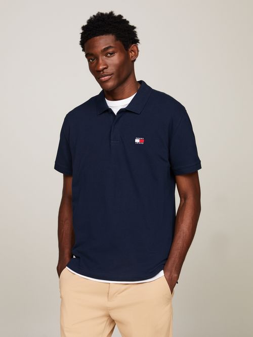 Polo-de-corte-regular-con-parche-de-Tommy