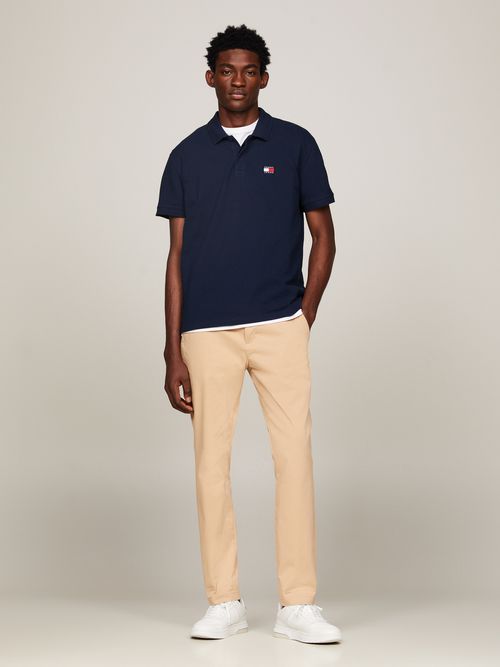 Polo-de-corte-regular-con-parche-de-Tommy