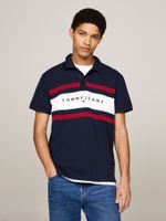 Polo-color-block-con-logo-y-corte-regular