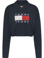 Sueter-cropped-de-Cuello-en-V-con-logo-de-Tommy