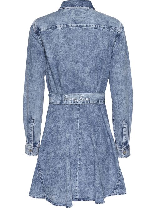 Vestido-chambray-denim-con-logo