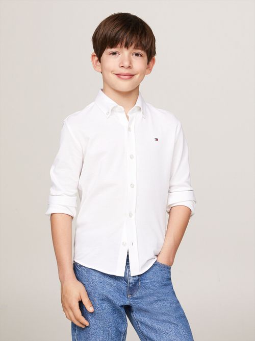 Camisa niño tommy hilfiger sale