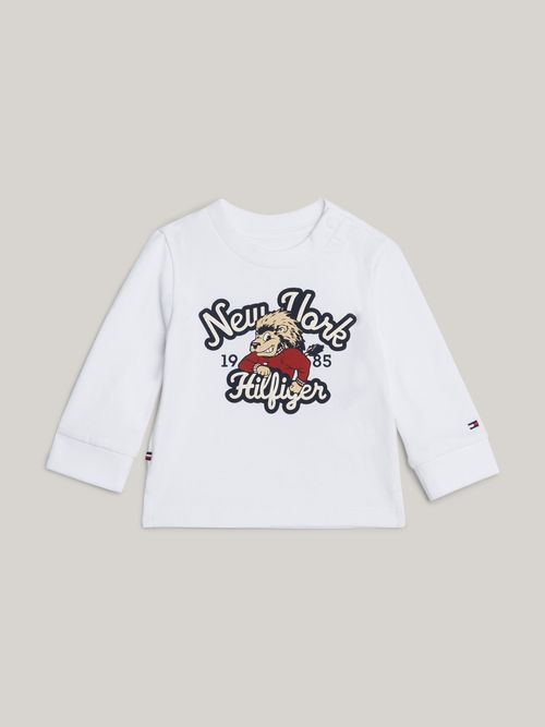 Camiseta-de-manga-larga-con-logo-estampado