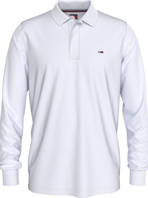 Polos manga larga tommy hilfiger hombre on sale