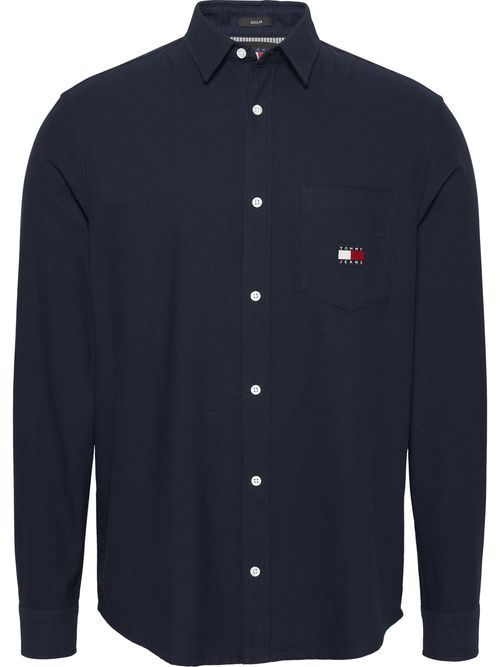 Camisa-de-corte-regular-con-logo-de-parche