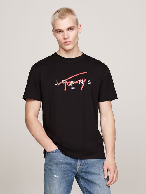 Camiseta-con-logo-con-la-firma-de-Tommy