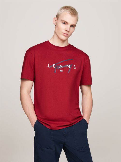 Camiseta-con-logo-con-la-firma-de-Tommy