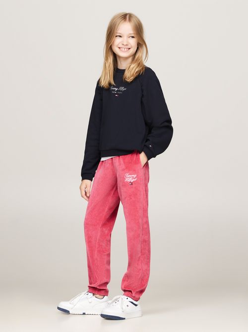 Pantalon-velour-con-logo-script