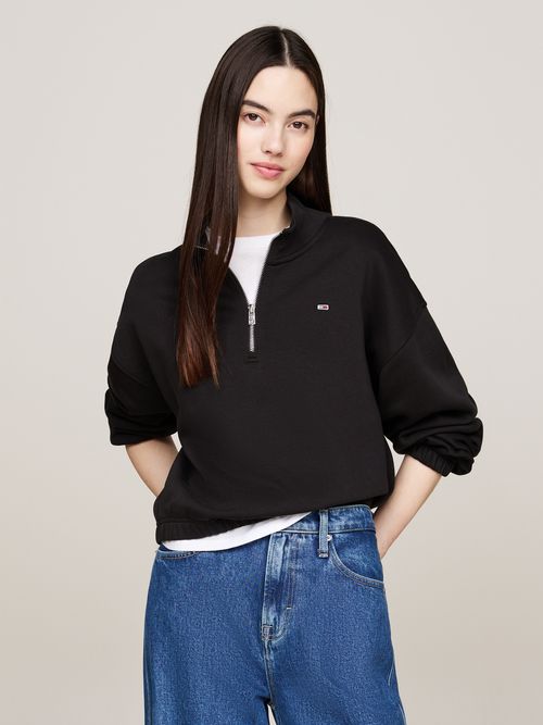 Sudadera-cropped-con-cremallera-de-un-cuarto