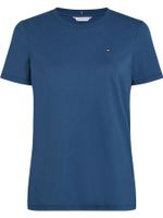 Camiseta-de-cuello-redondo-con-logo-bordado