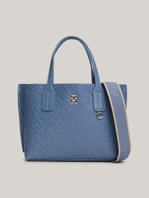 Cartera-tote-con-monogramas-TH-en-relieve