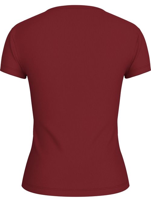 Camiseta-Essential-slim-de-punto-elastico