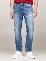 Jeans-Austin-slim-con-pernera-conica-y-efecto-desgastado