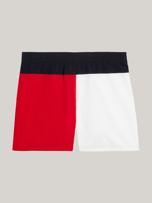 Traje-de-baño-color-block-con-logo-Hilfiger