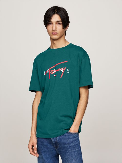 Camiseta-con-logo-con-la-firma-de-Tommy