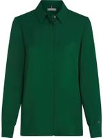 Camisa-de-corte-amplio-con-logo-metalico