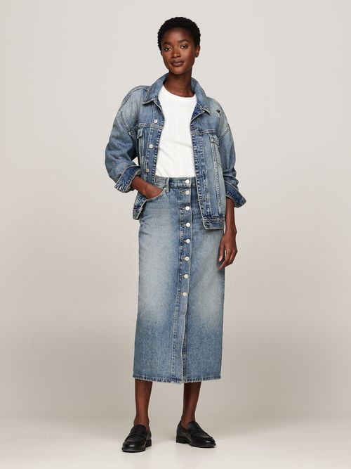 Falda-denim-midi-de-talle-alto