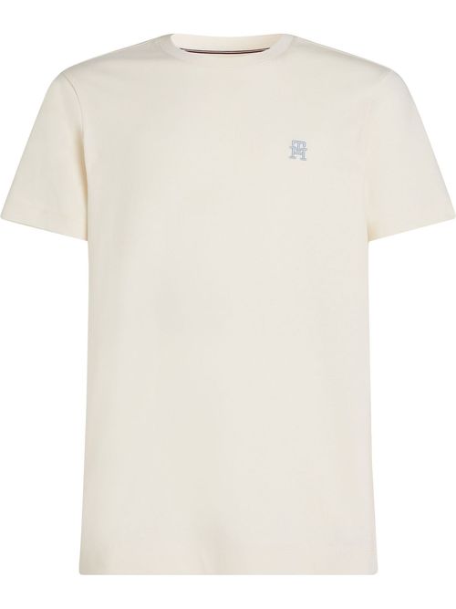 Camiseta-con-monograma-TH-a-contraste
