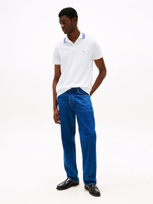 Polo-Performance-de-corte-regular-con-ribete