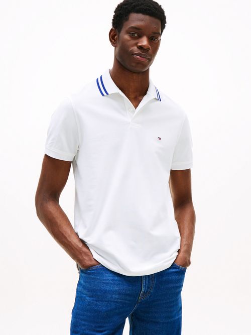 Polo-Performance-de-corte-regular-con-ribete