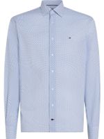 Camisa-con-microestampado-de-puntos-de-corte-regular