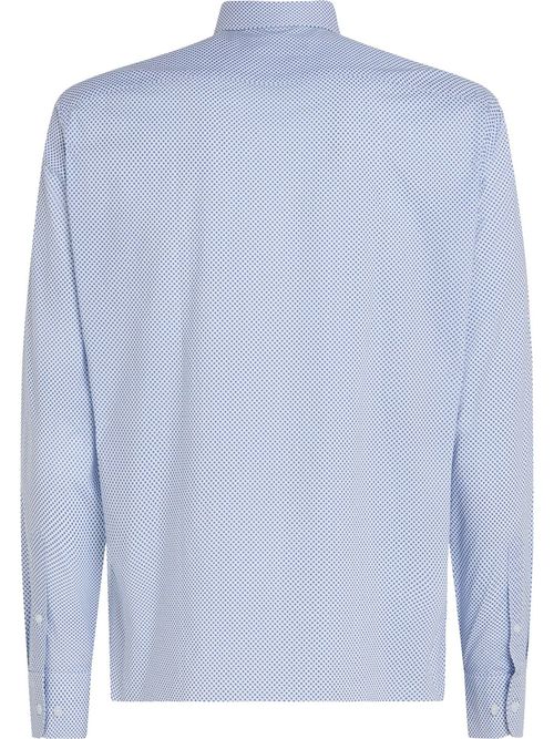 Camisa-con-microestampado-de-puntos-de-corte-regular