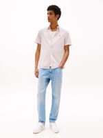 Camisa-de-manga-corta-en-mezcla-de-lino