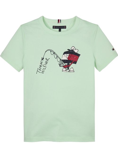 Camiseta-con-logo-mascota-en-la-parte-trasera