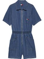 Jumpsuit-denim-con-logo