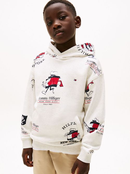 Sudadera-con-capucha-y-logo-mascota