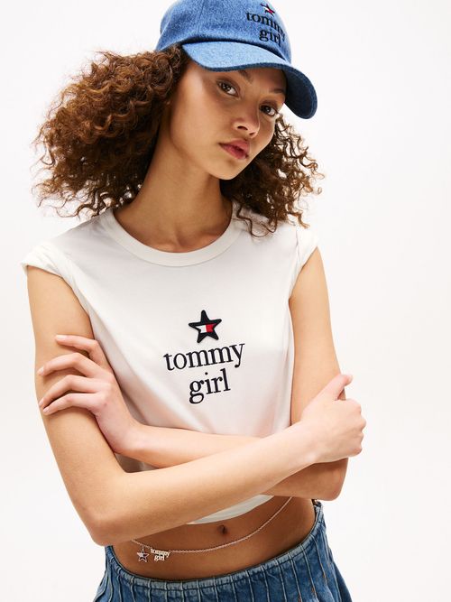 Camiseta-de-corte-regular-Tommy-Girl