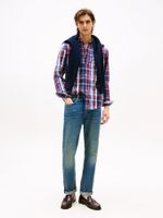 Camisa-poplin-de-cuadros-de-corte-regular