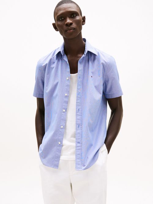 Camisa-TH-Flex-de-popelin-con-microestampado