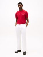 Camiseta-de-cuello-redondo-con-logo
