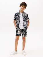 Camisa-de-manga-corta-con-flores-estampadas
