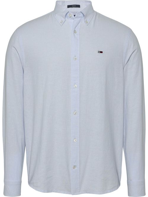 Camisa-manga-larga-de-lino-de-corte-regular