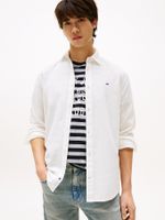 Camisa-manga-larga-de-lino-de-corte-regular