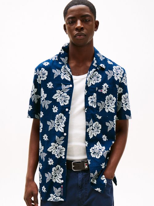 Camisa-texturizada-de-manga-corta