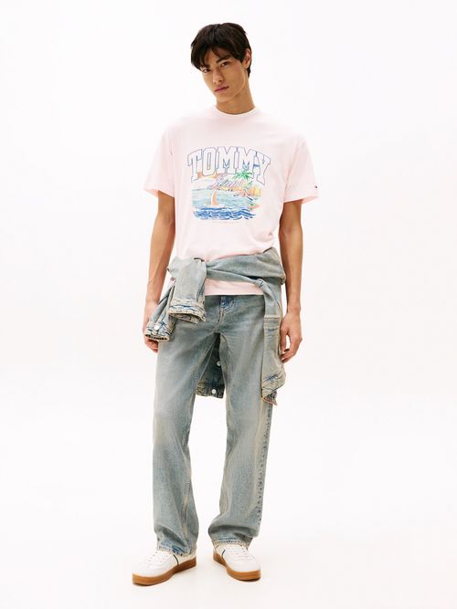 Camiseta-amplia-con-estampado-grafico