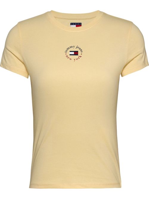 Camiseta-de-corte-slim-con-logo-circular